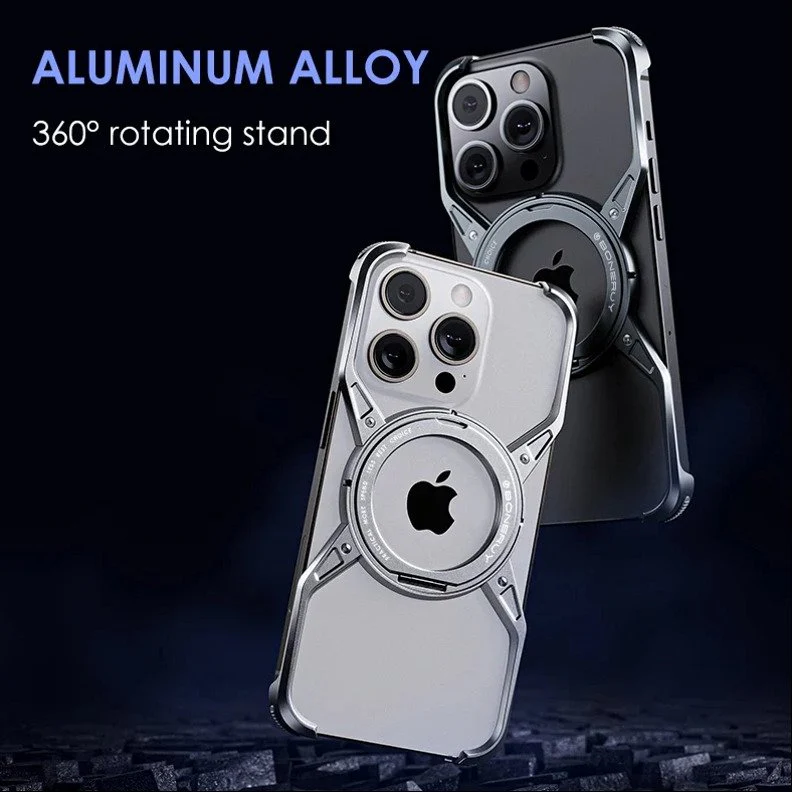 Titanium Frameless Cooling Bracket Case - iPhone - Image 9