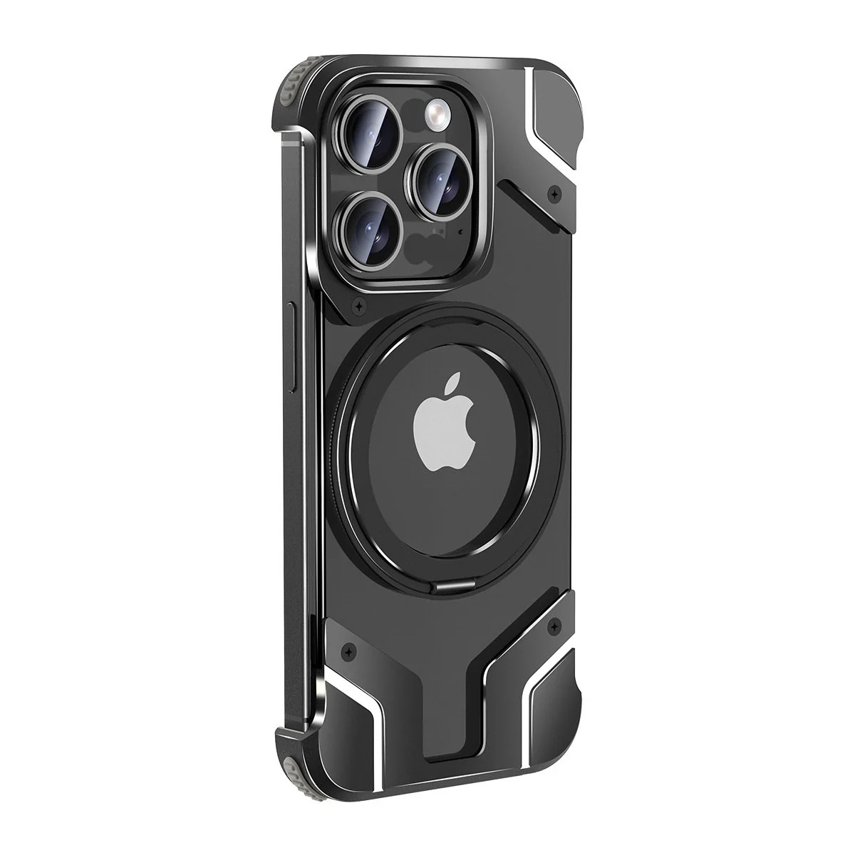 Titanium Rimless Magnetic Stand Case - iPhone - Image 2