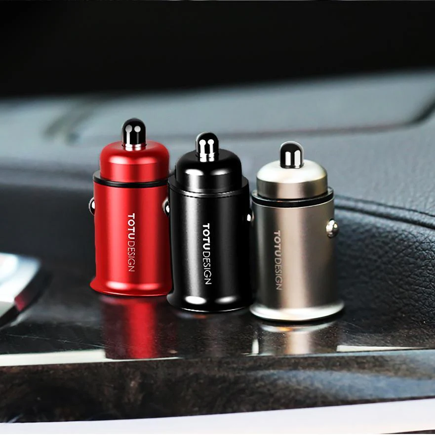 TOTU Design Smart Mini Dual USB Ports Fast Car Charger - Image 4