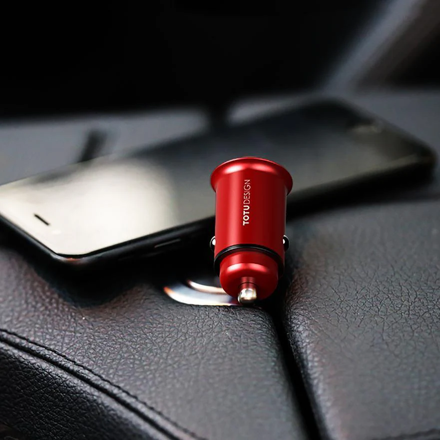TOTU Design Smart Mini Dual USB Ports Fast Car Charger - Image 6