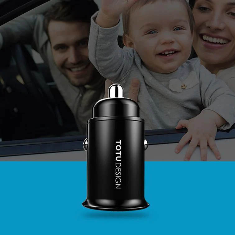 TOTU Design Smart Mini Dual USB Ports Fast Car Charger - Image 8