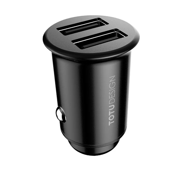 TOTU Design Smart Mini Dual USB Ports Fast Car Charger - Image 9