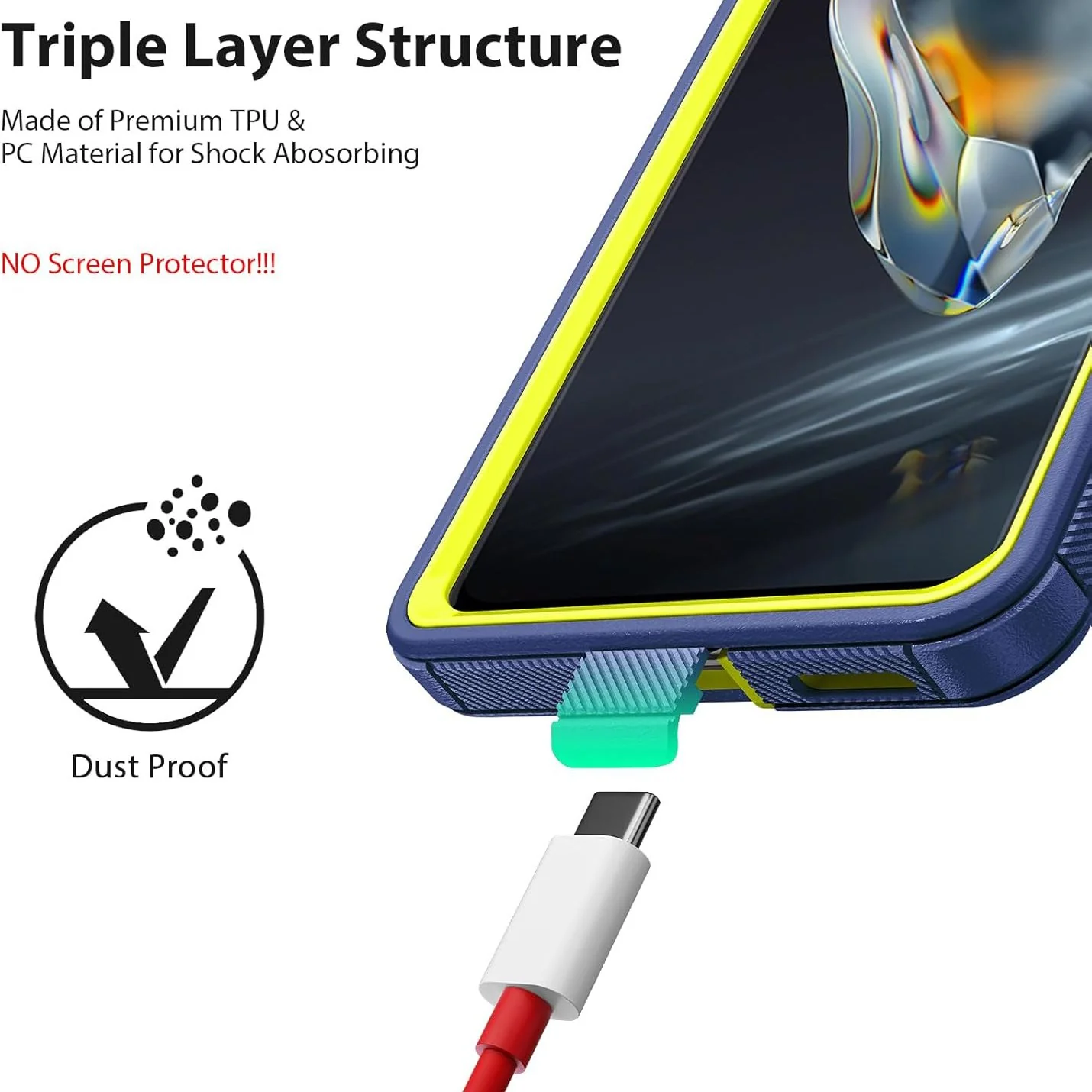 Tough Armor Dual Layer Hybrid Case - OnePlus - Image 3