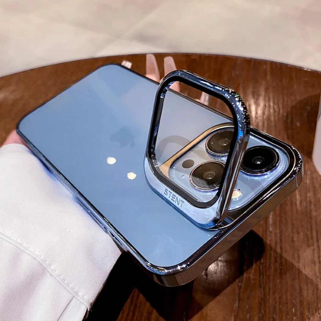 Transparent Electroplated Case with Stand - iPhone - Image 12