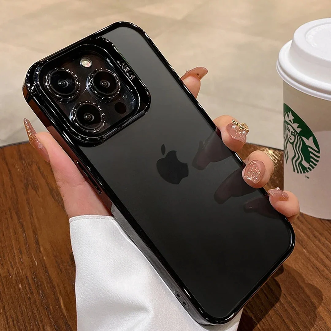Transparent Electroplated Case with Stand - iPhone - Image 3