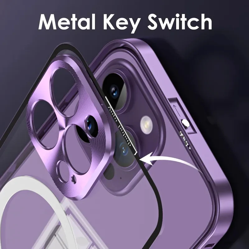 Transparent Metal Magsafe Case - iPhone - Image 5