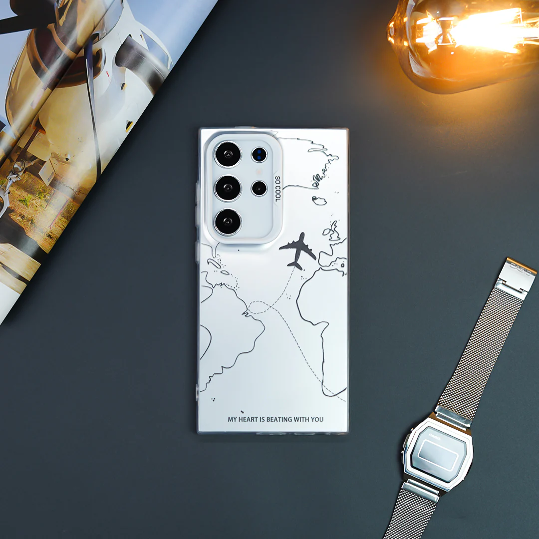 Travel Inspired Airplane Route Design Case - Samsung - Image 4