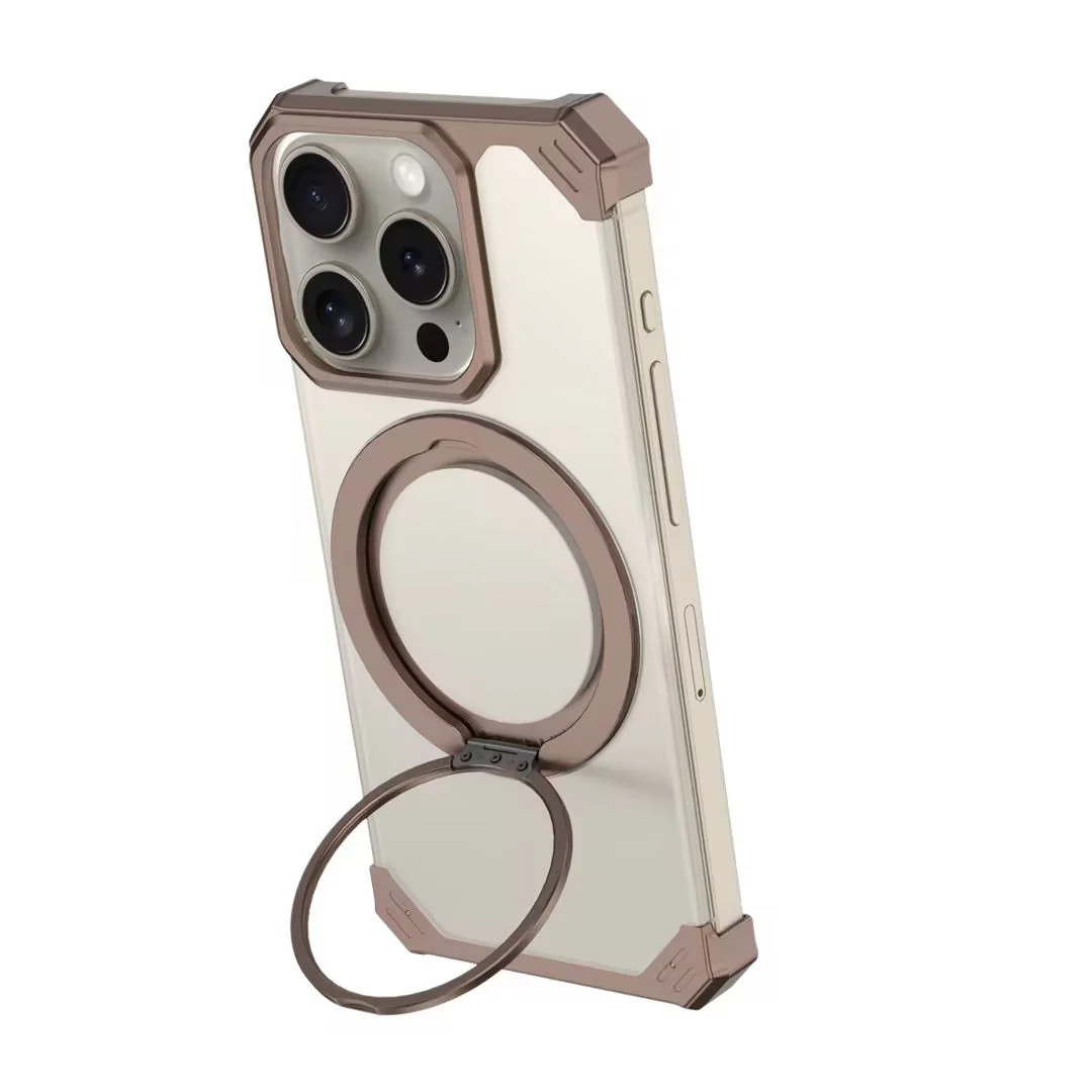 Ultimate Slim Frameless Metal Stand Case - iPhone - Image 11