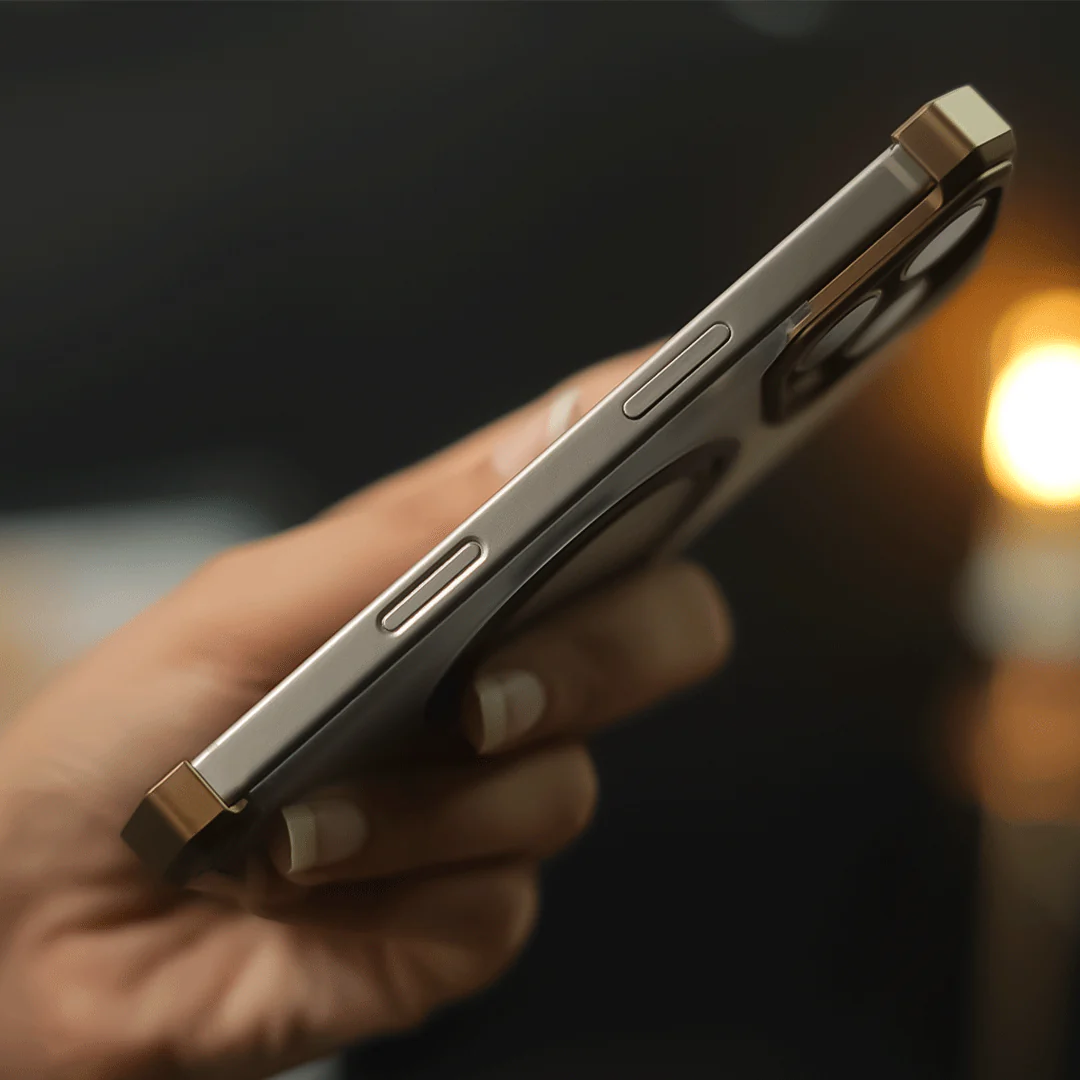 Ultimate Slim Frameless Metal Stand Case - iPhone - Image 7