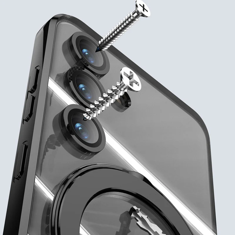 Ultra Clear Metal Stand Magsafe Case - Samsung - Image 11