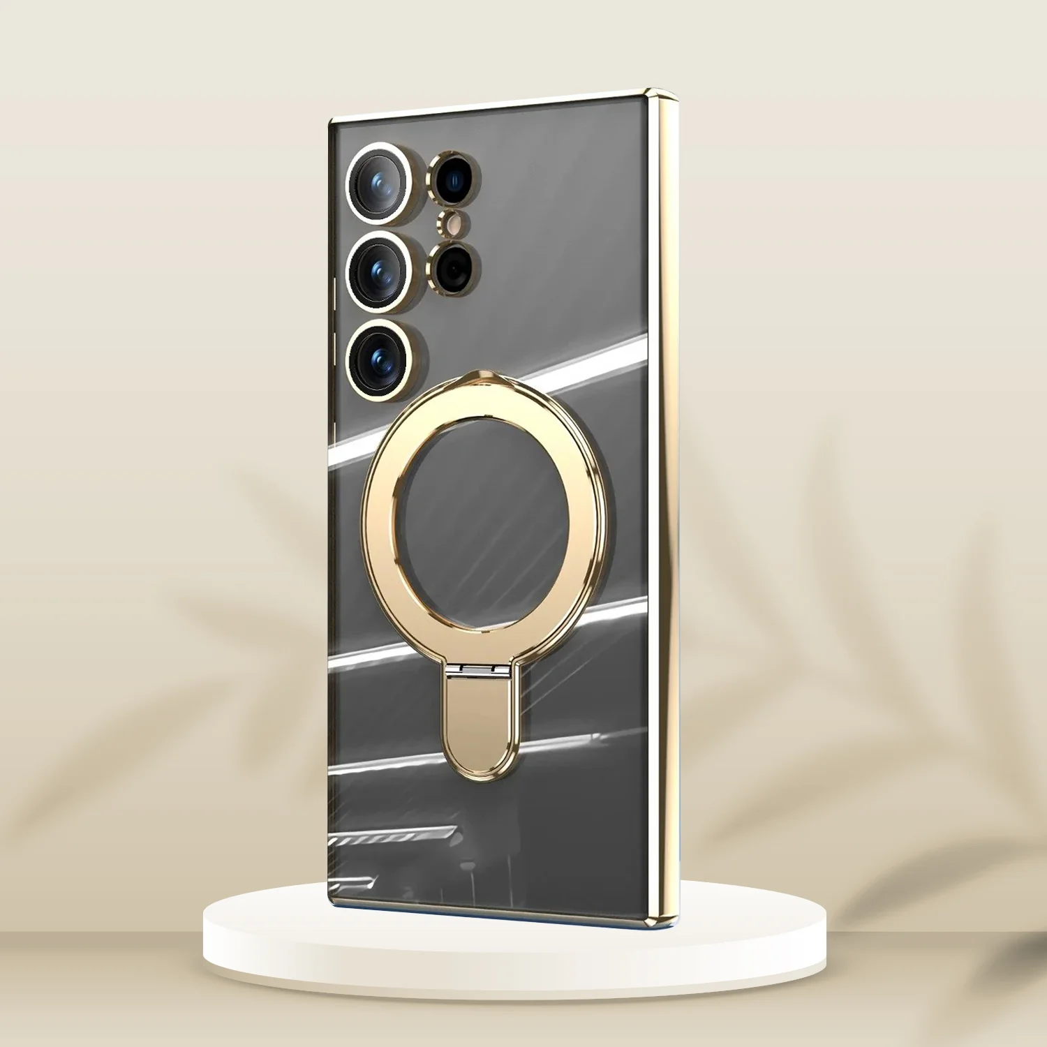 Ultra Clear Metal Stand Magsafe Case - Samsung - Image 2