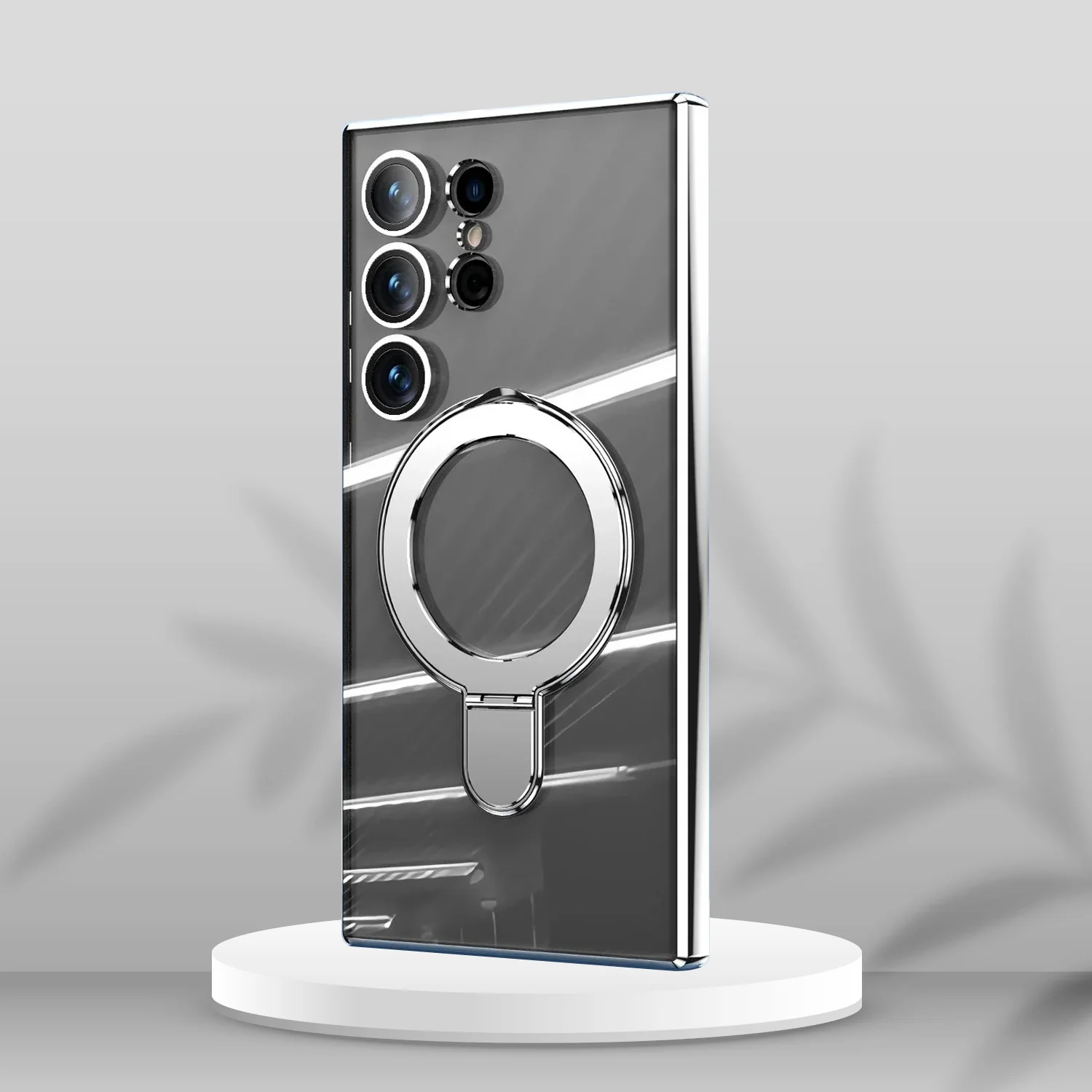 Ultra Clear Metal Stand Magsafe Case - Samsung - Image 4