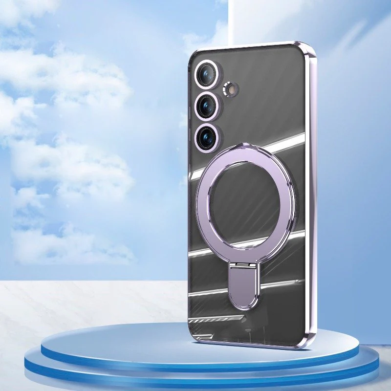 Ultra Clear Metal Stand Magsafe Case - Samsung - Image 5
