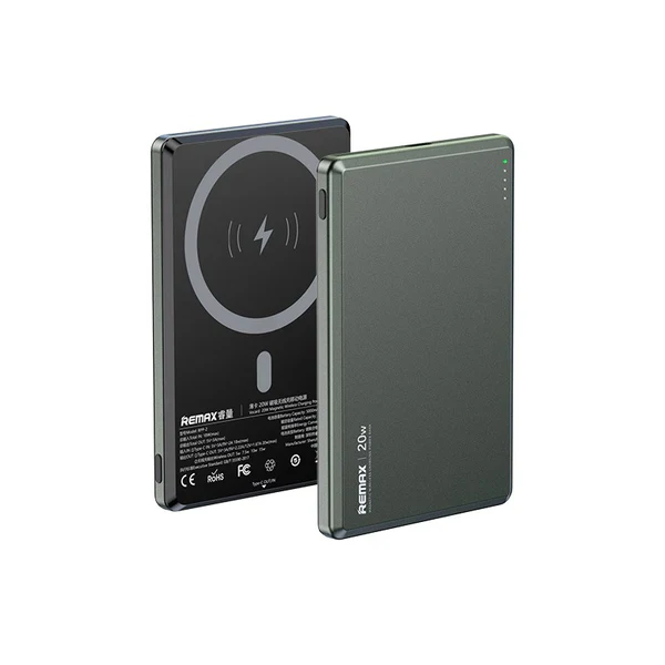 Ultra-Slim 5000mAh 20W Magnetic Wireless Power Bank - Image 3