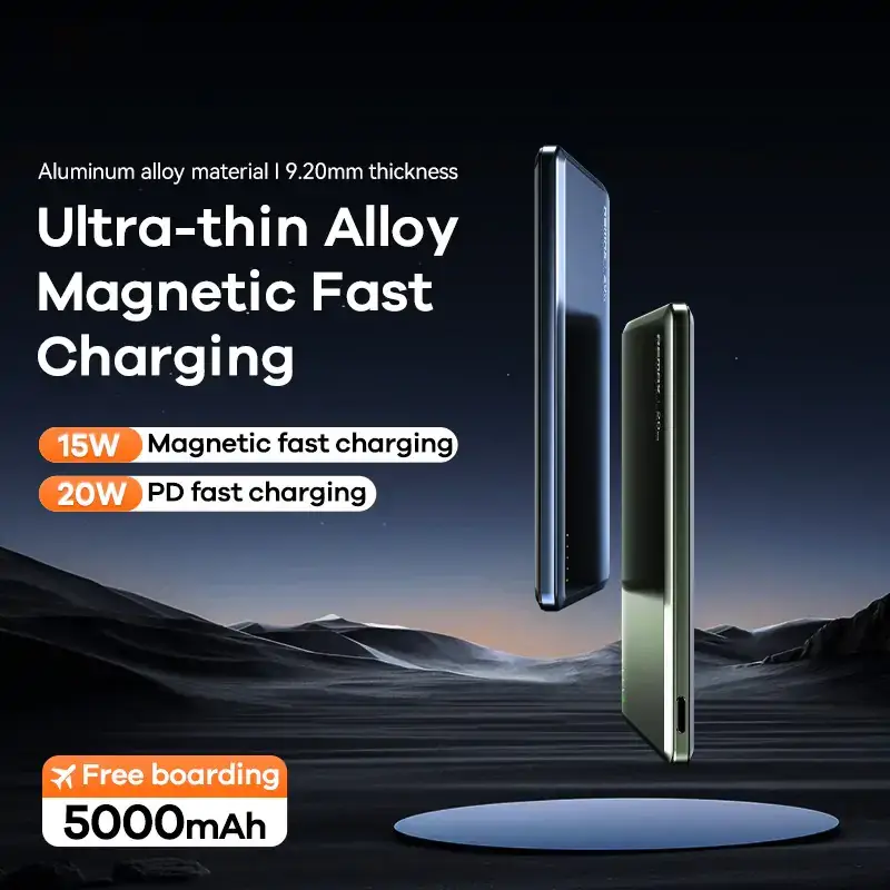 Ultra-Slim 5000mAh 20W Magnetic Wireless Power Bank - Image 9
