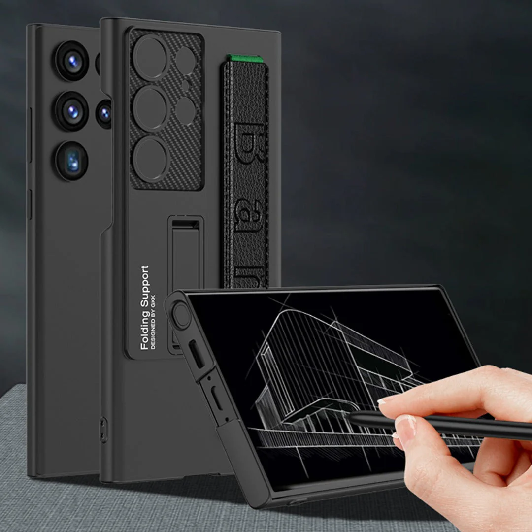Ultra Slim Kickstand Case with Wristband Holder - Samsung - Image 4