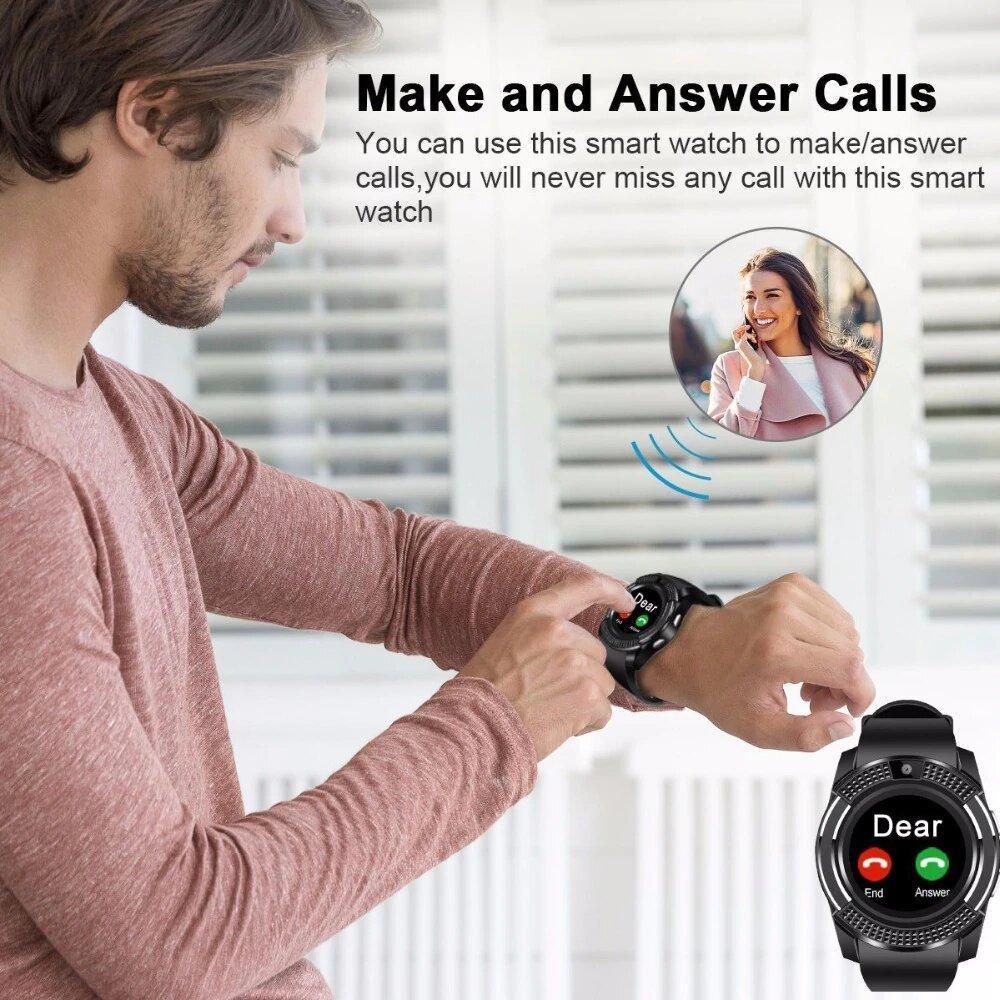 Unisex V8 Bluetooth Sports & Casual  Smart Watch - Image 4