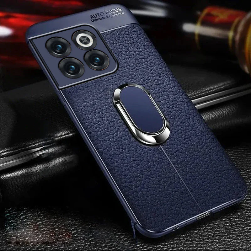 Sleek Urban Leather Ring Holder Case - OnePlus - Image 10