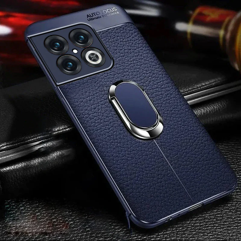 Sleek Urban Leather Ring Holder Case - OnePlus - Image 11