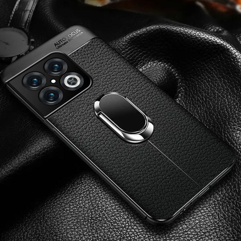 Sleek Urban Leather Ring Holder Case - OnePlus - Image 12