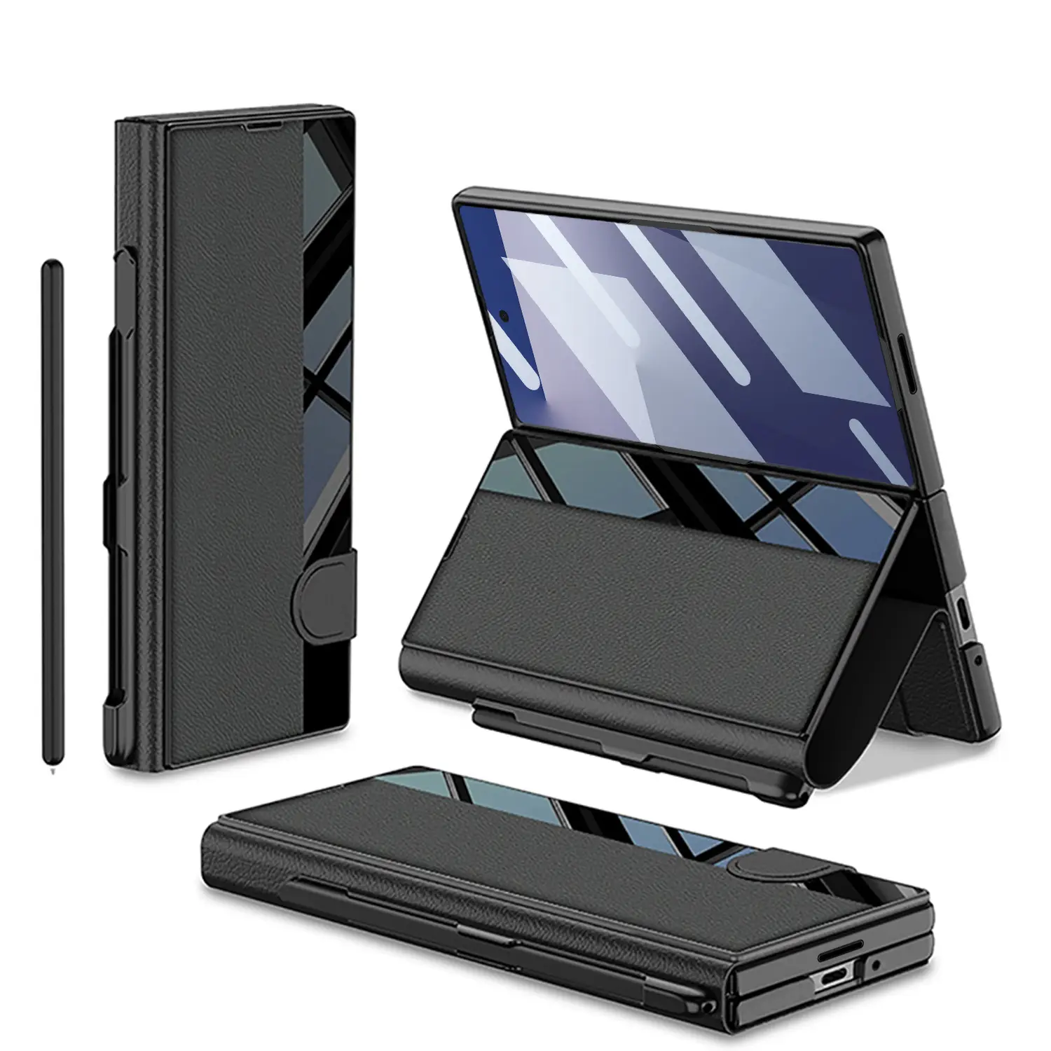Classic Side Window Leather Case - Image 3