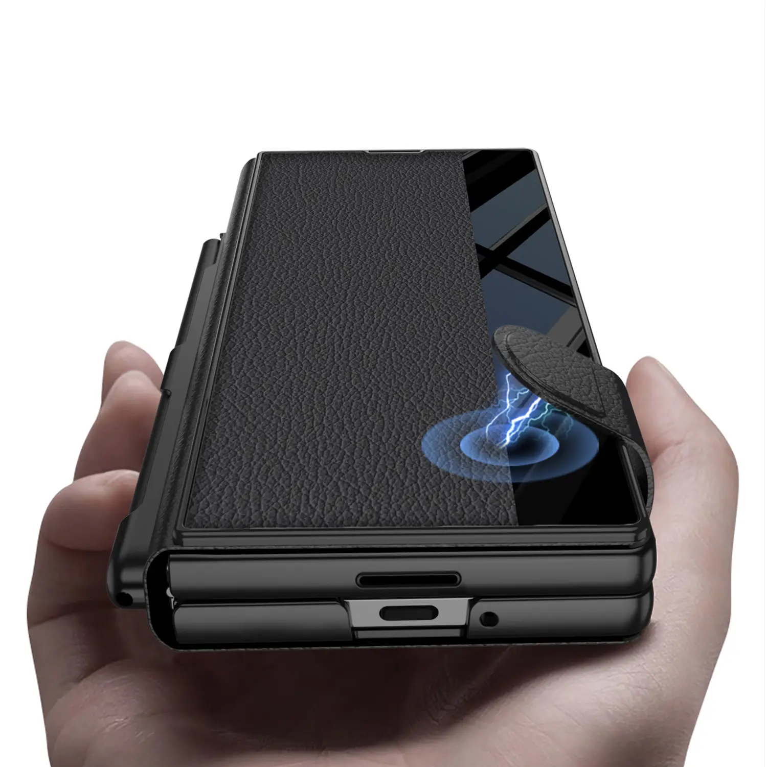 Classic Side Window Leather Case - Image 7