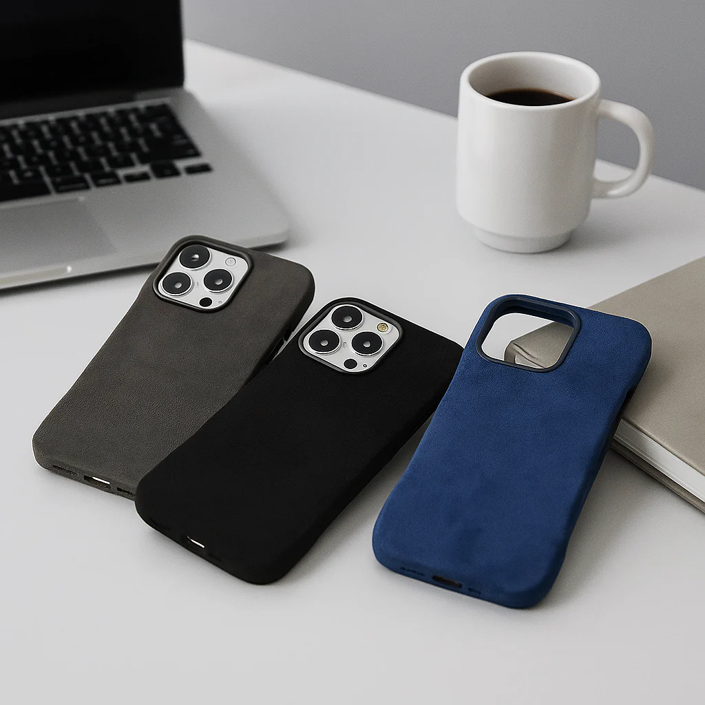 Genuine Suede Leather Magsafe Case - iPhone - Image 3