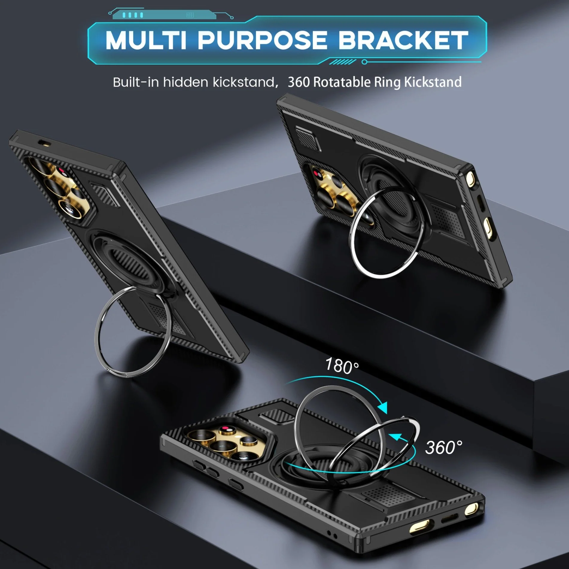 Vent Flow Heat Dissipating Rotating Ring Case - Samsung - Image 4