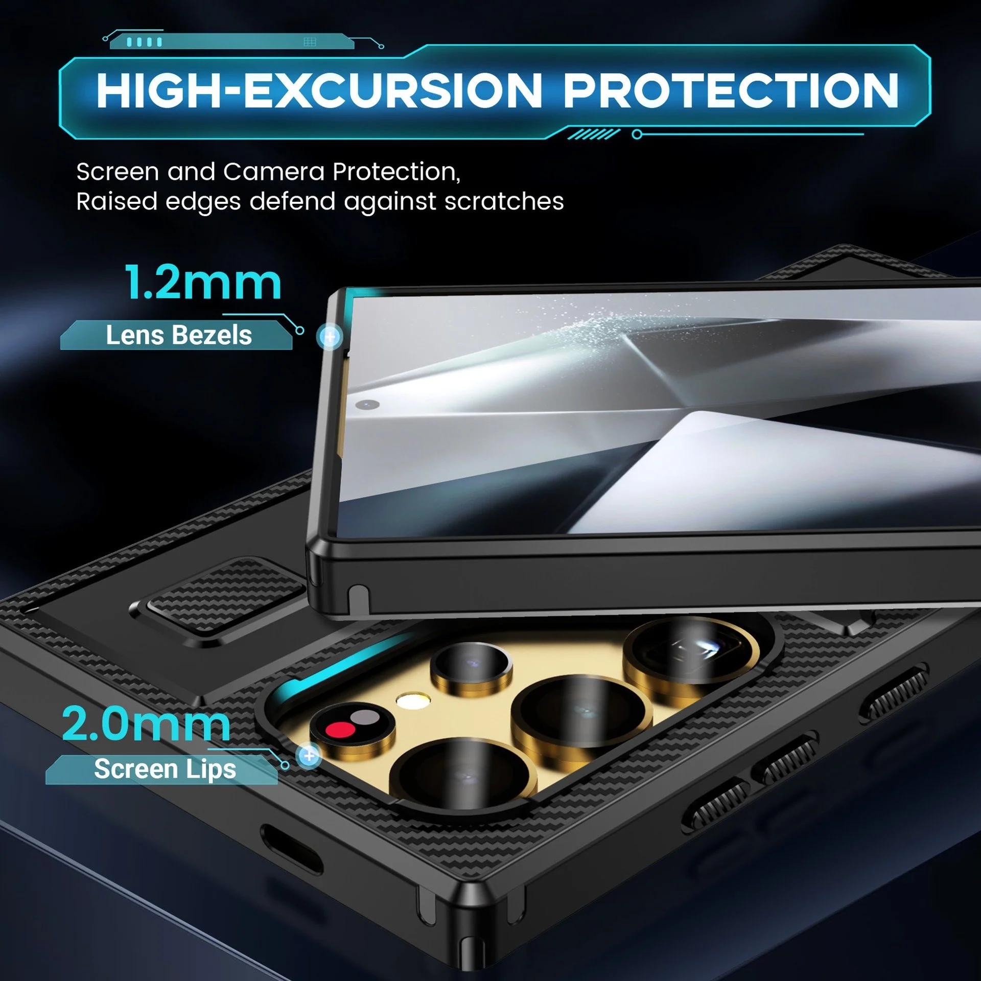 Vent Flow Heat Dissipating Rotating Ring Case - Samsung - Image 5