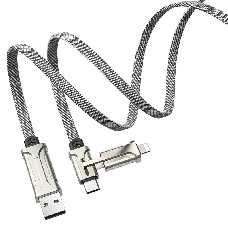 Versatile 60W 4 in 1 Power Infused Charging Cable - Image 8