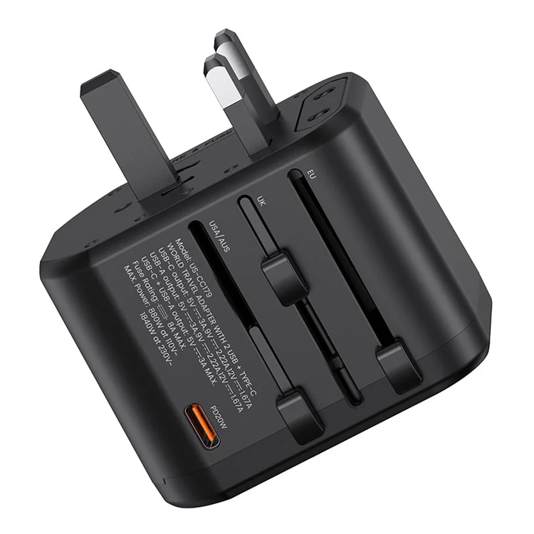 Versatile Global 20W Travel Power Socket with Adapter - Image 3