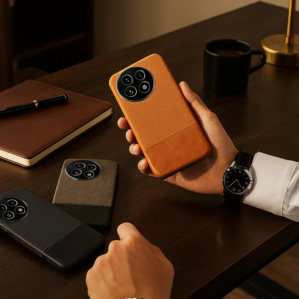 Vintage Half Leather Case - OnePlus - Image 3