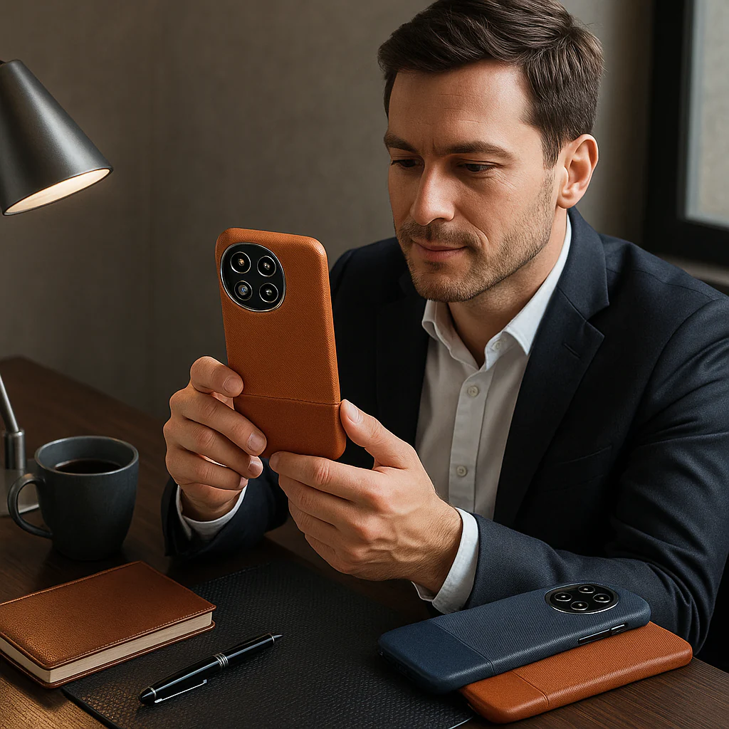 Vintage Half Leather Case - OnePlus - Image 7