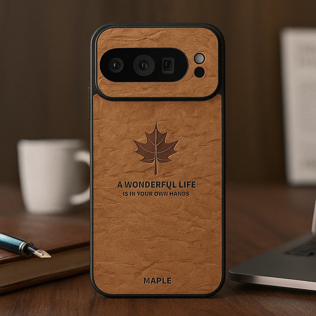 Vintage Maple Leaf Embossed Case - Google - Image 4