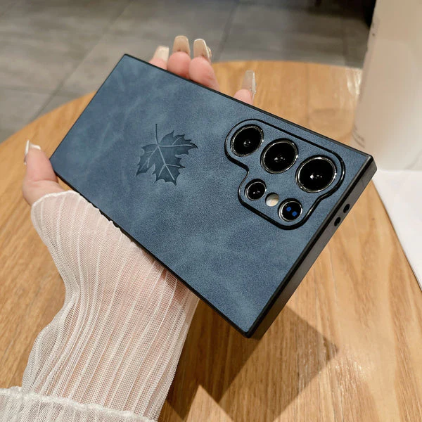 Vintage Maple Leaf Leather Case - Samsung - Image 3
