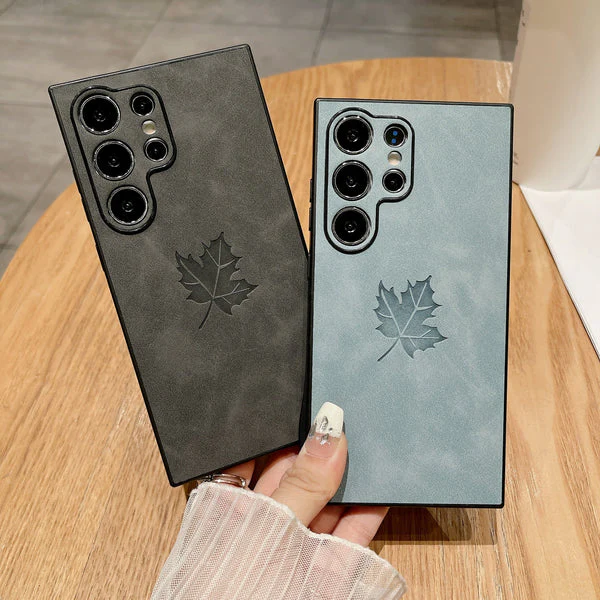 Vintage Maple Leaf Leather Case - Samsung - Image 4