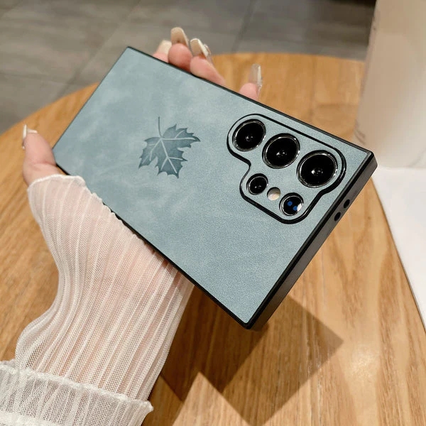 Vintage Maple Leaf Leather Case - Samsung - Image 6