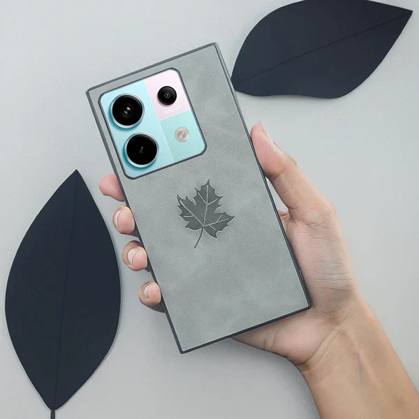 Vintage Maple Leaf Leather Case - Xiaomi - Image 2
