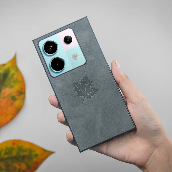 Vintage Maple Leaf Leather Case - Xiaomi - Image 3