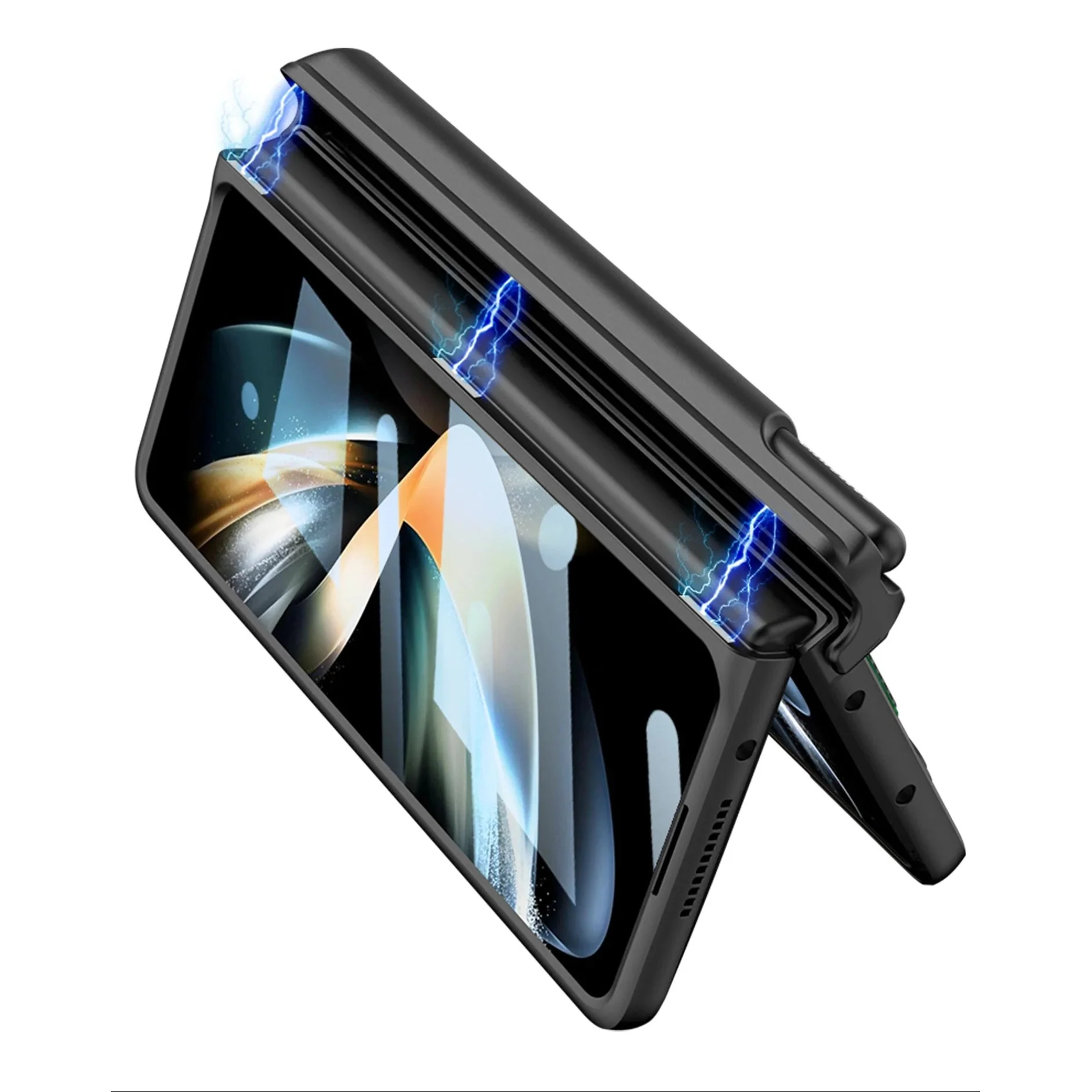 Warrior Shield Magnetic Hinge Pen Holder Wristband Case - Samsung - Image 15