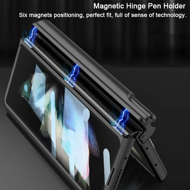 Warrior Shield Magnetic Hinge Pen Holder Wristband Case - Samsung - Image 3