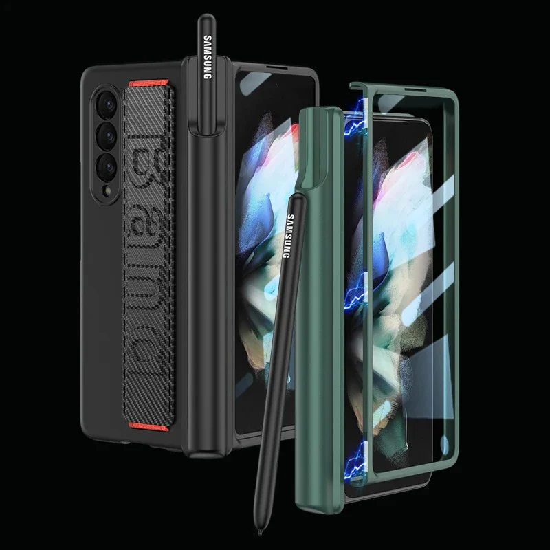 Warrior Shield Magnetic Hinge Pen Holder Wristband Case - Samsung - Image 5