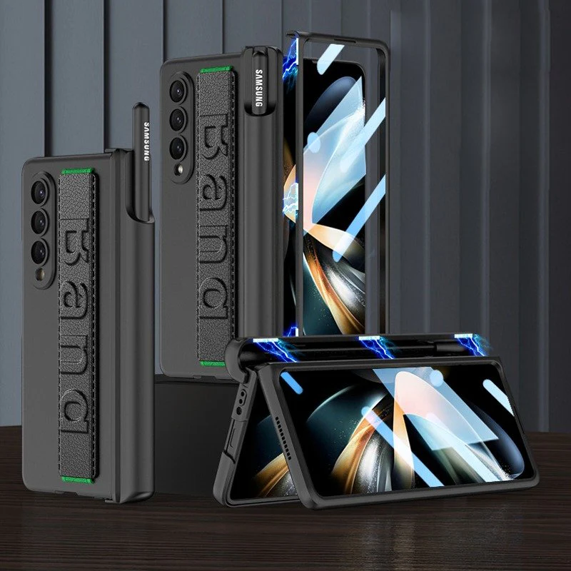 Warrior Shield Magnetic Hinge Pen Holder Wristband Case - Samsung - Image 9