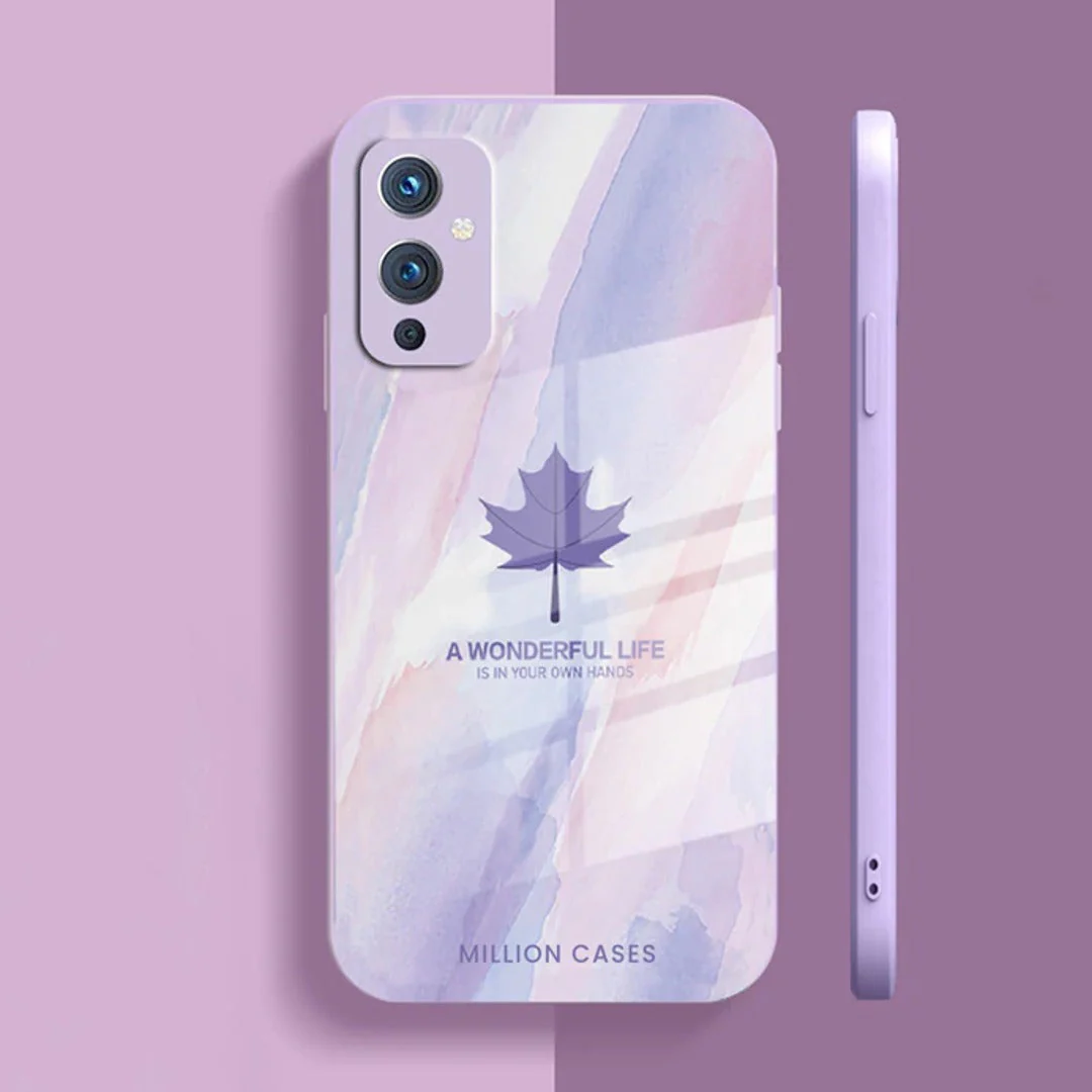 Watercolor Mapple Leaf Glass Case - OnePlus - Image 18