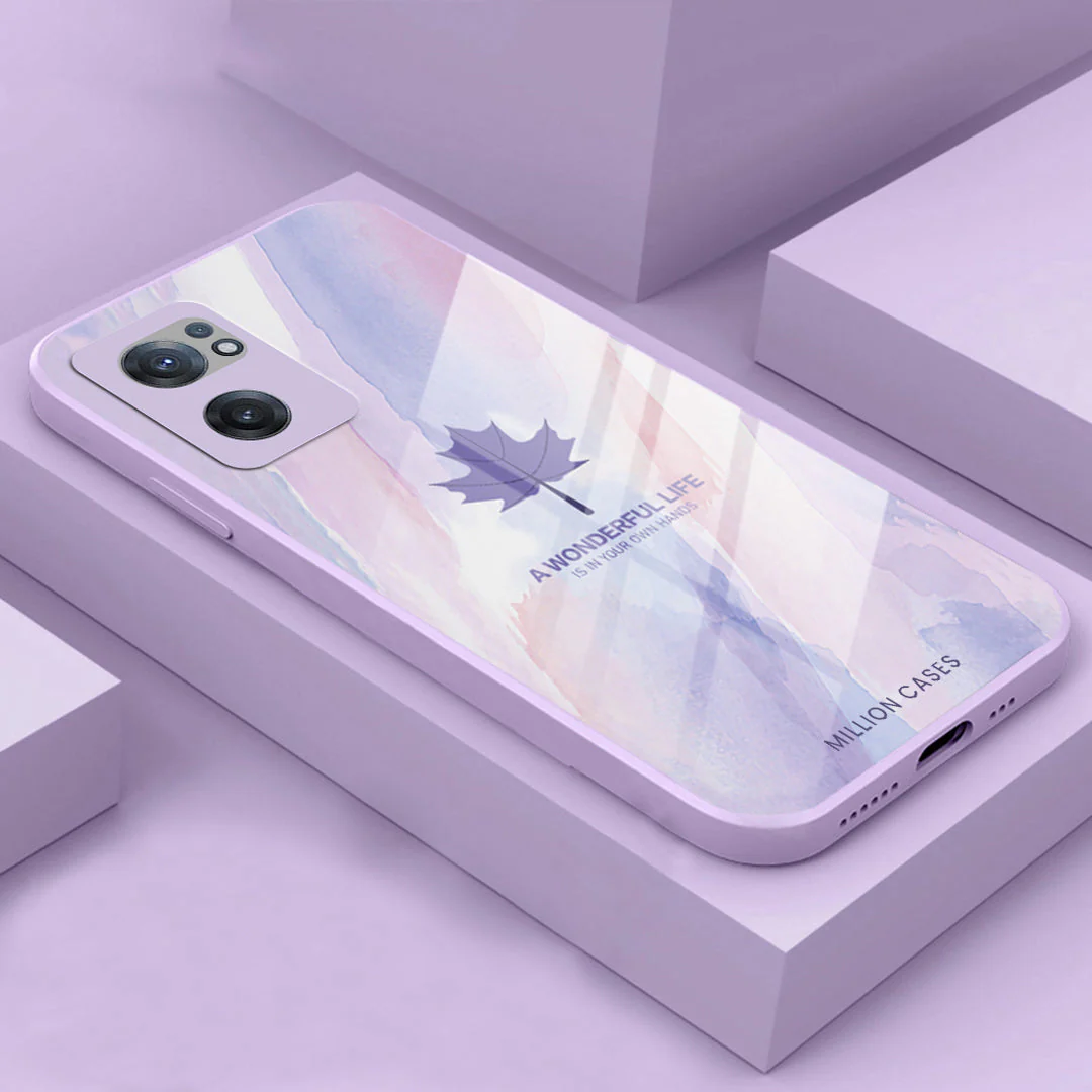 Watercolor Mapple Leaf Glass Case - OnePlus - Image 38