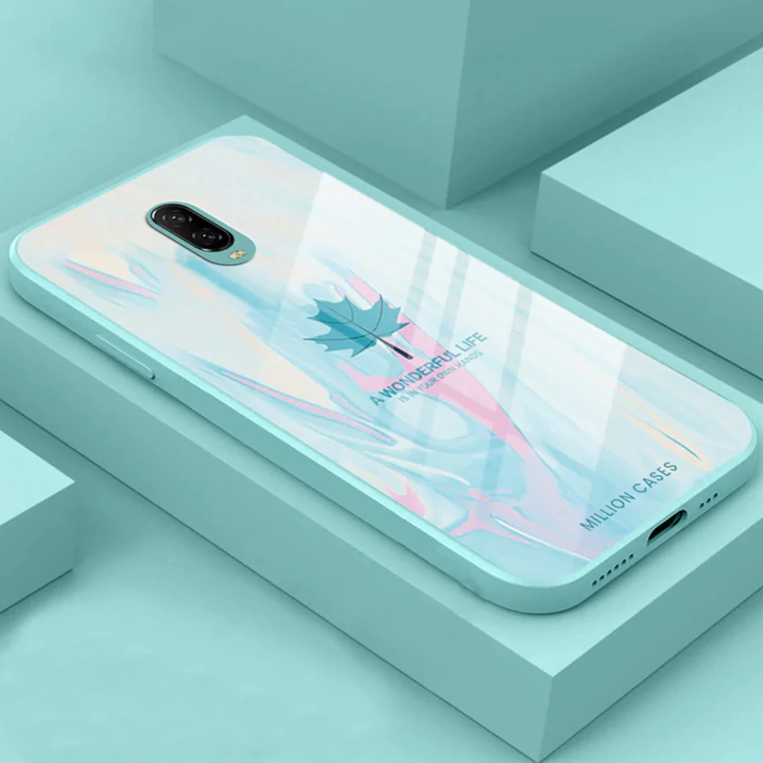 Watercolor Mapple Leaf Glass Case - OnePlus - Image 4
