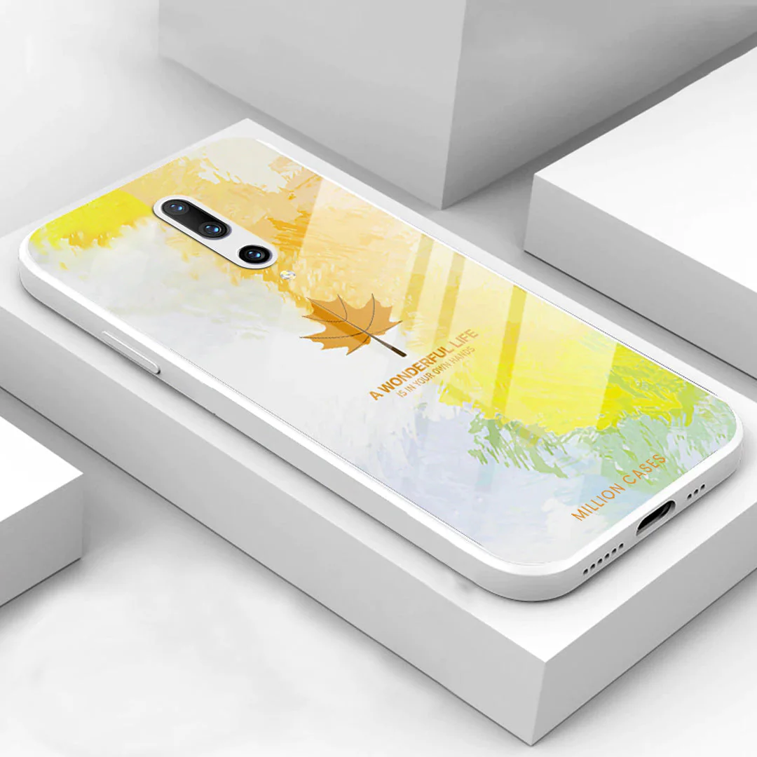 Watercolor Mapple Leaf Glass Case - OnePlus - Image 48