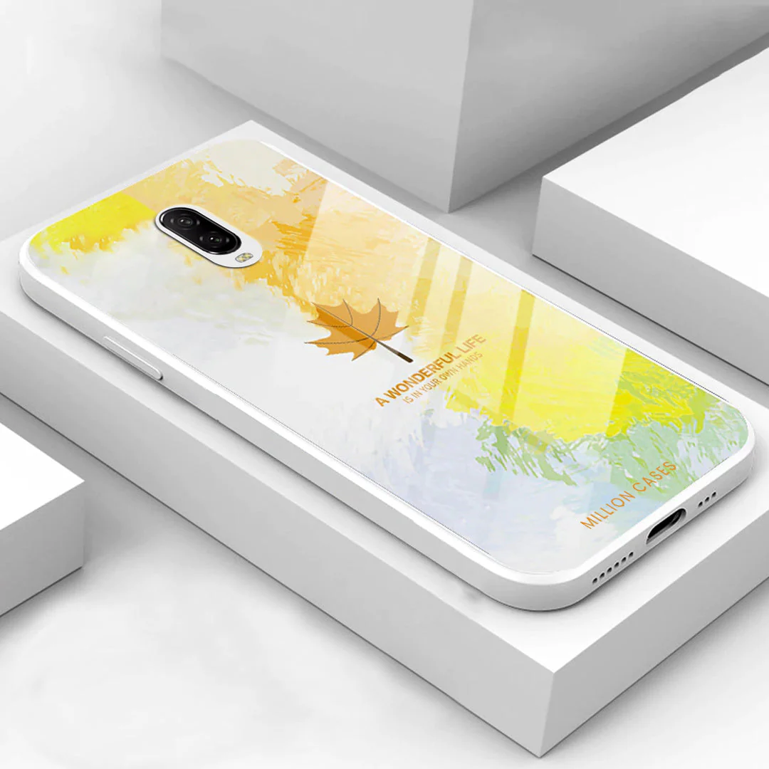 Watercolor Mapple Leaf Glass Case - OnePlus - Image 51