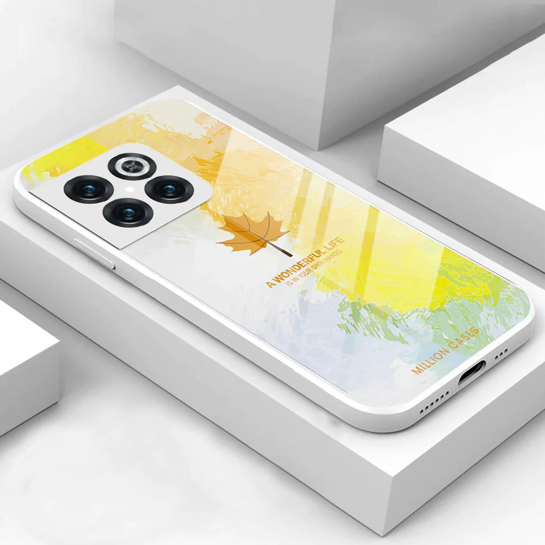 Watercolor Mapple Leaf Glass Case - OnePlus - Image 59