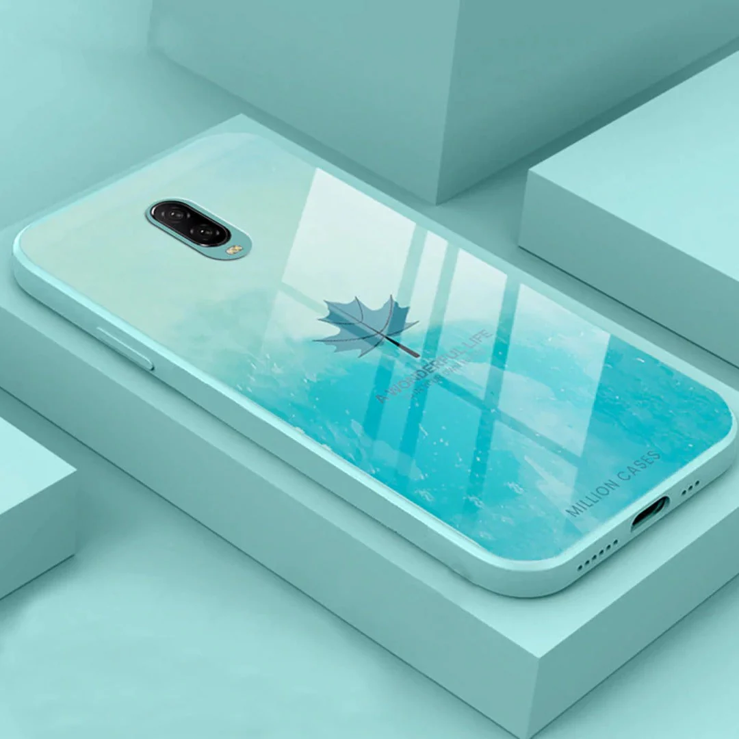 Watercolor Mapple Leaf Glass Case - OnePlus - Image 6